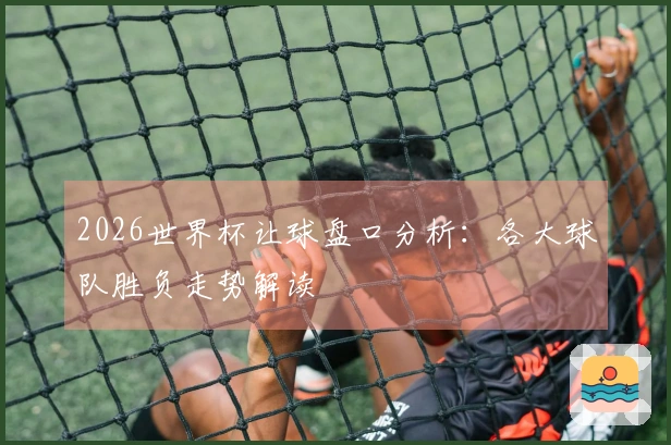 2026世界杯让球盘口分析：各大球队胜负走势解读